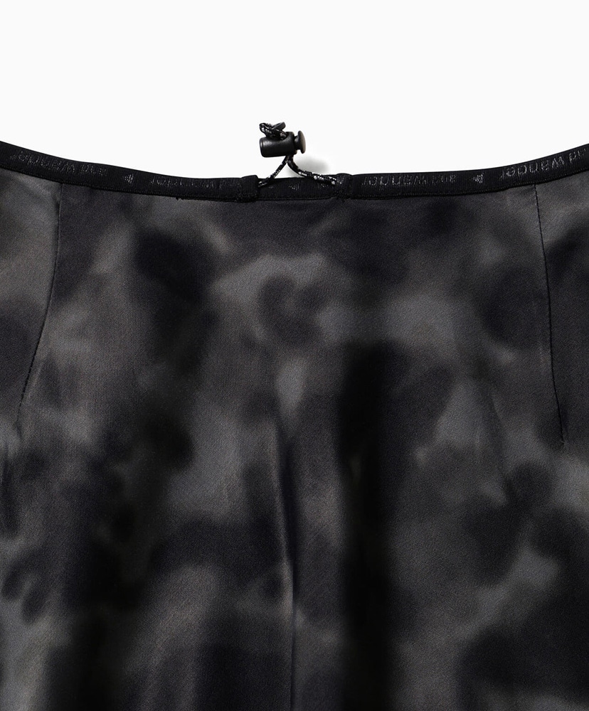 Printed Satin Skirt (W) Gray/グレー WM(WOMEN)