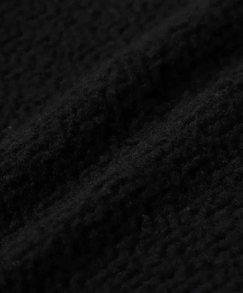 Re Wool JQ Crew Neck Black/ブラック WM(WOMEN)