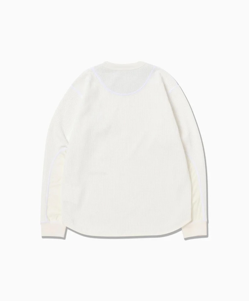 PE Waffle LS T Pink/ピンク WM(WOMEN)