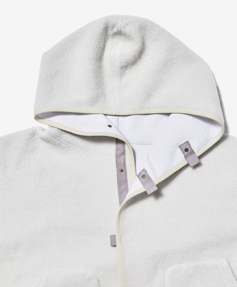 Wool Fleece Hoodie (Unisex) NY/ナチュラルグレー 1