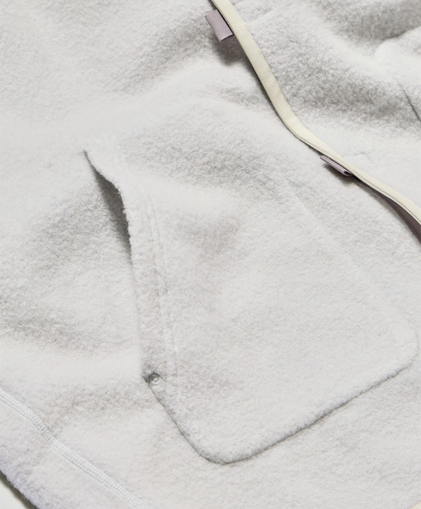 Wool Fleece Hoodie (Unisex) NY/ナチュラルグレー 1