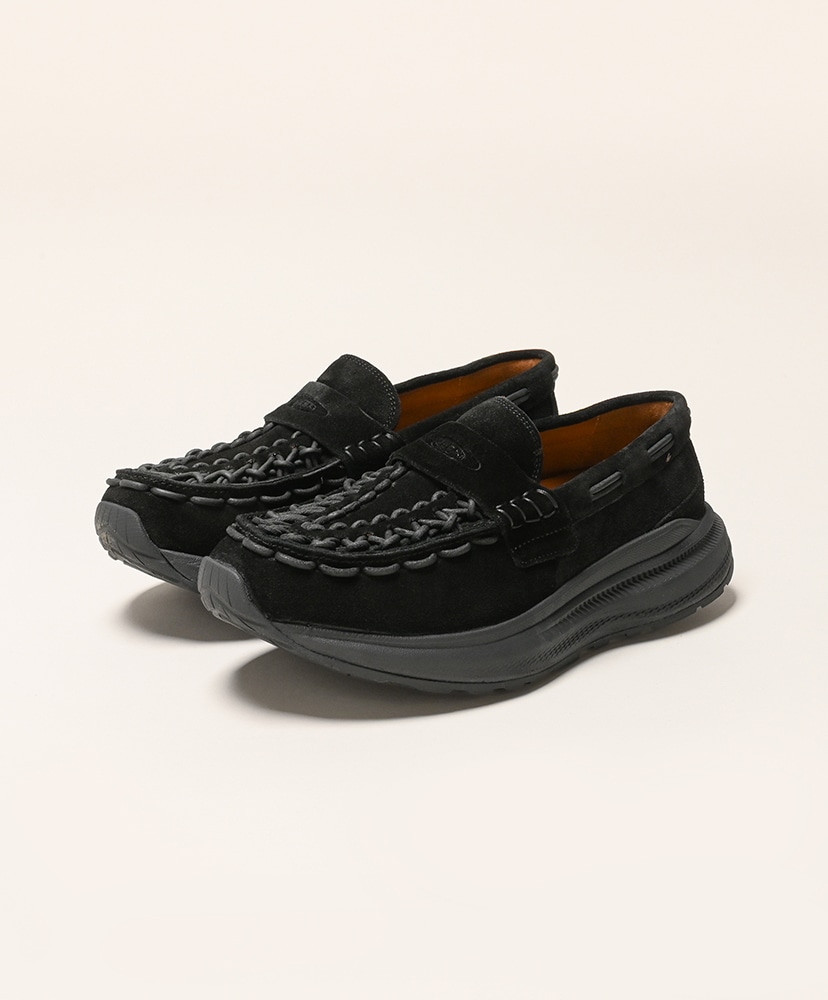 LOFTMAN別注 50th UNEEK Loafer WK Black×Black/ブラック×ブラック 28cm