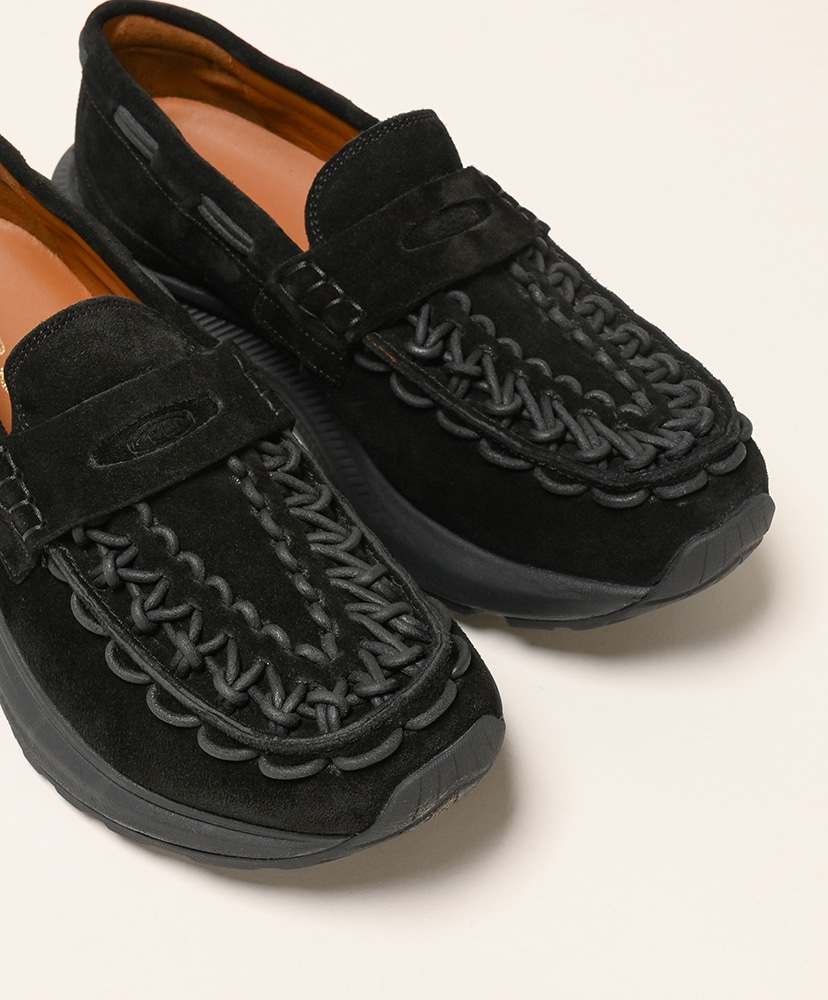 LOFTMAN別注 50th UNEEK Loafer WK Black×Black/ブラック×ブラック 28cm