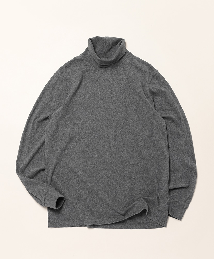 Men's Carefree Unshrinkable Turtleneck Charcoal Heather/チャコールヘザー L(MEN)