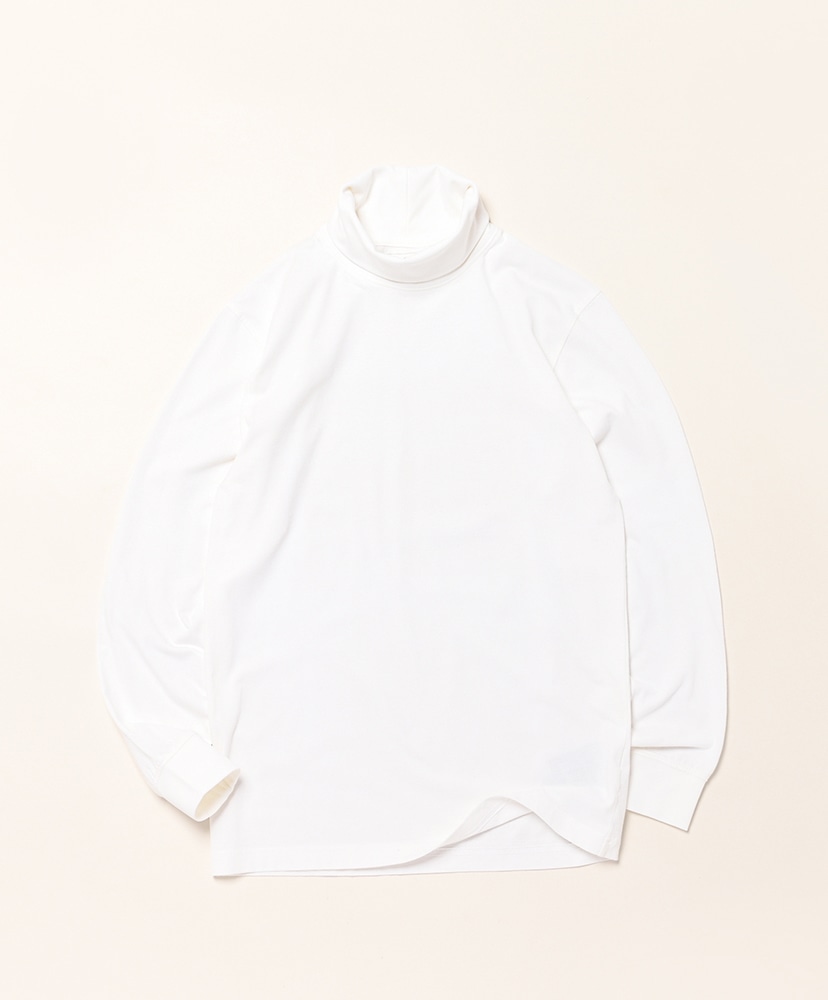 Men's Carefree Unshrinkable Turtleneck White/ホワイト L(MEN)
