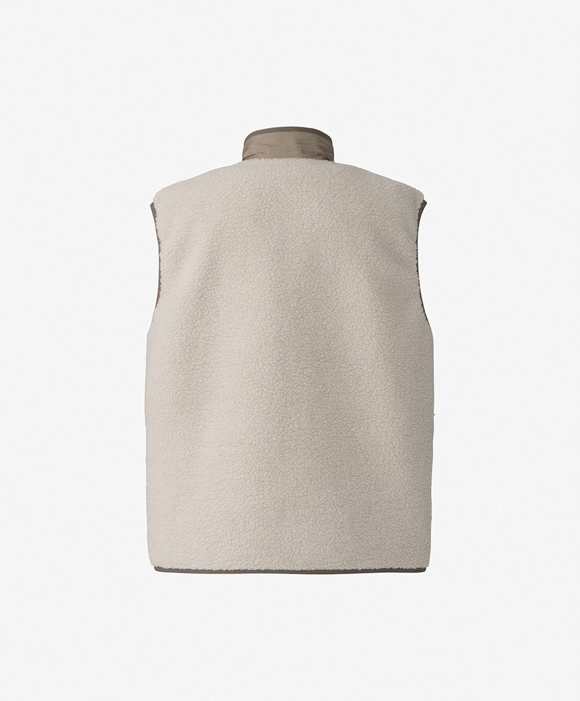 Reversible Extreme Pile Fleece Vest (Unisex) FM/フォッシルアイボリー×マッシュルーム L(MEN)