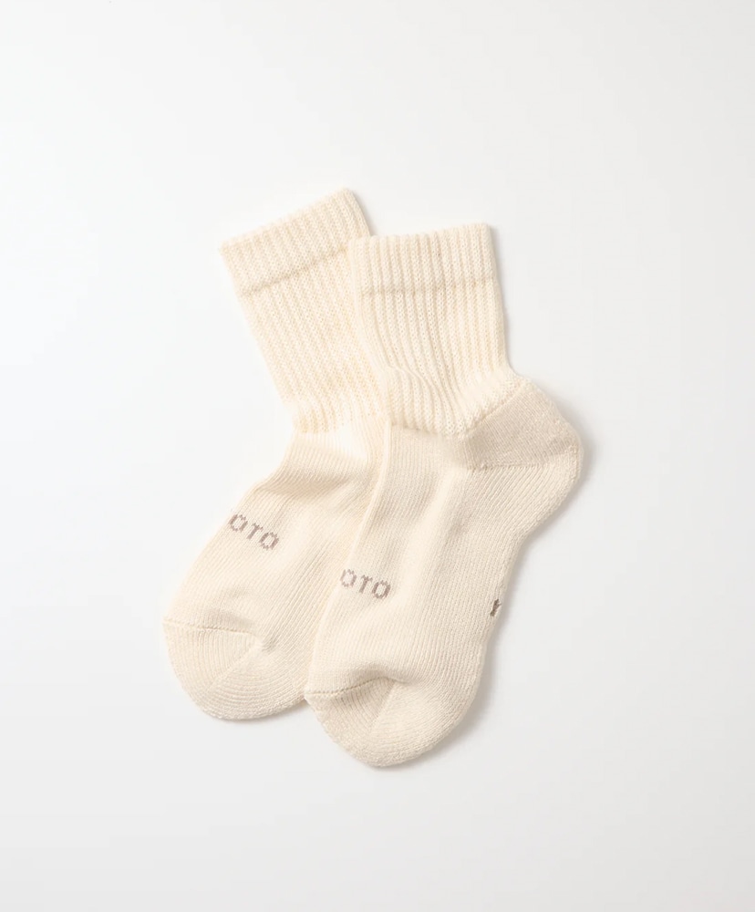 Organic Daily 3Pack Mini Crew Socks Ivory/アイボリー M(25-27cm)