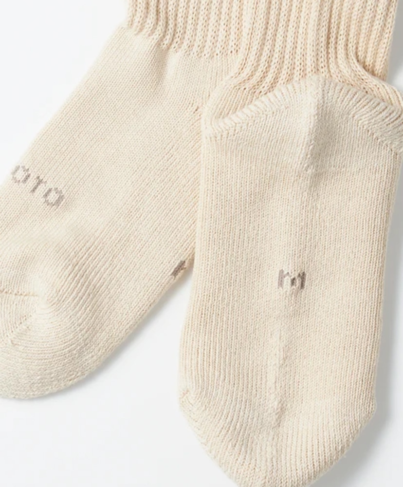 Organic Daily 3Pack Mini Crew Socks Ivory/アイボリー M(25-27cm)