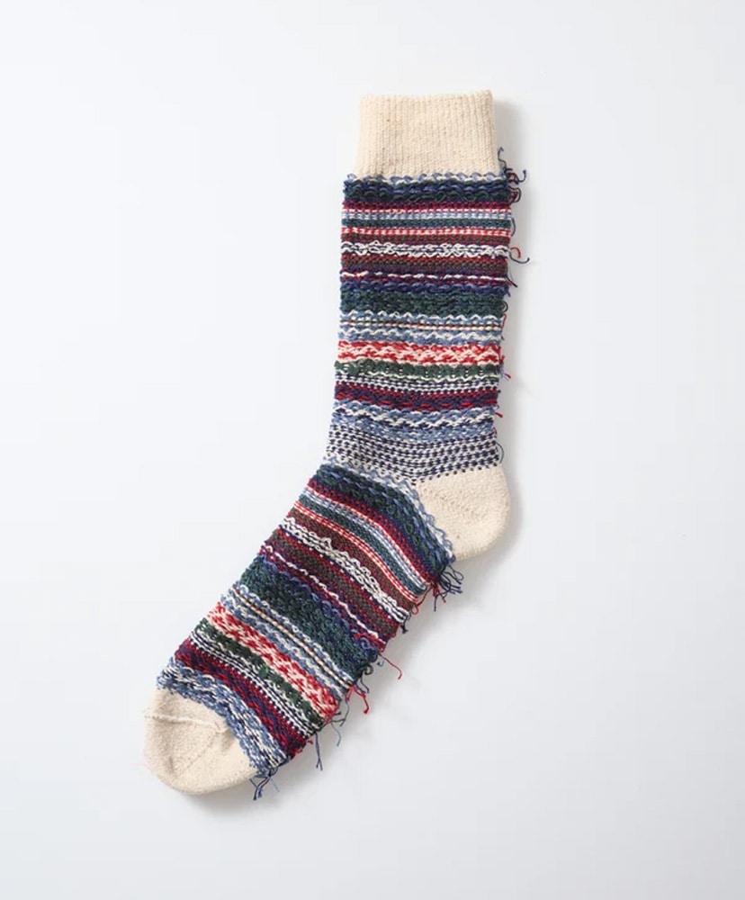 Nordic Pattern Socks Ivory/アイボリー M(25-27cm)