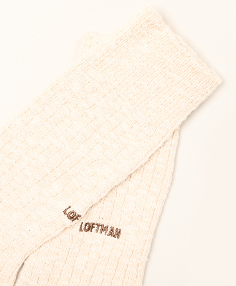 50th Slub Socks Ecru/エクリュ M