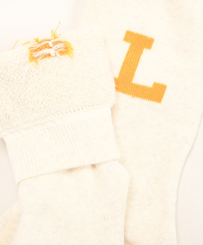 50th L Logo Socks Ecru/エクリュ M