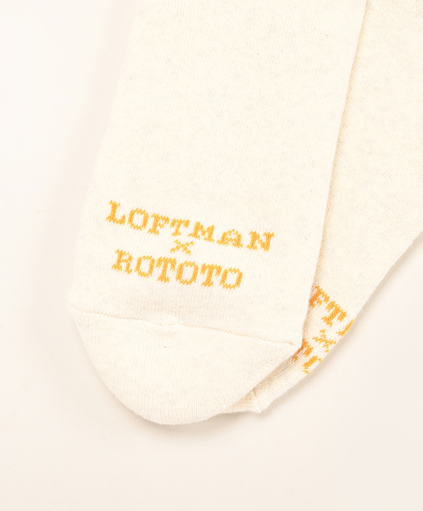 50th L Logo Socks Ecru/エクリュ M