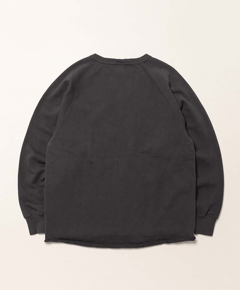 13oz Crew Sweat Shirt Used Black/ユーズドブラック L(MEN)