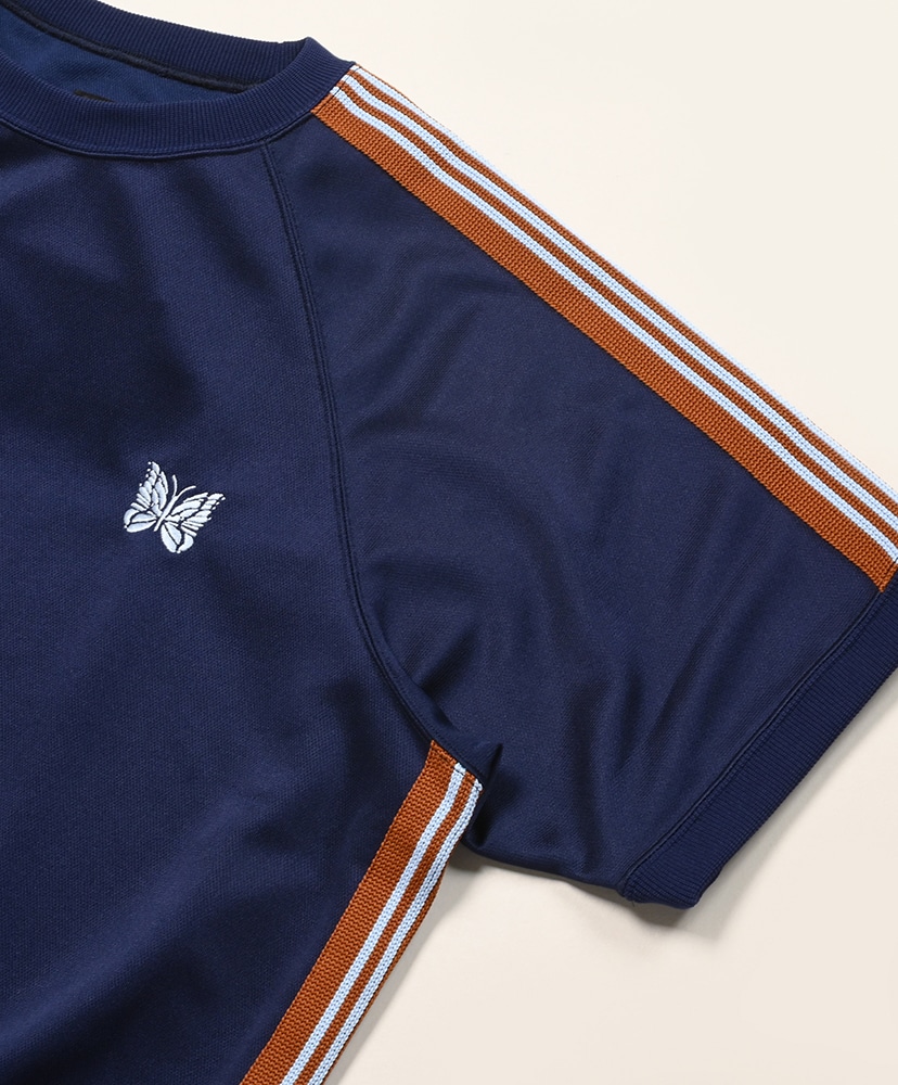 LOFTMAN別注 50th S/S Track Crew Neck Shirt Poly Smooth Navy/ネイビー L(MEN)