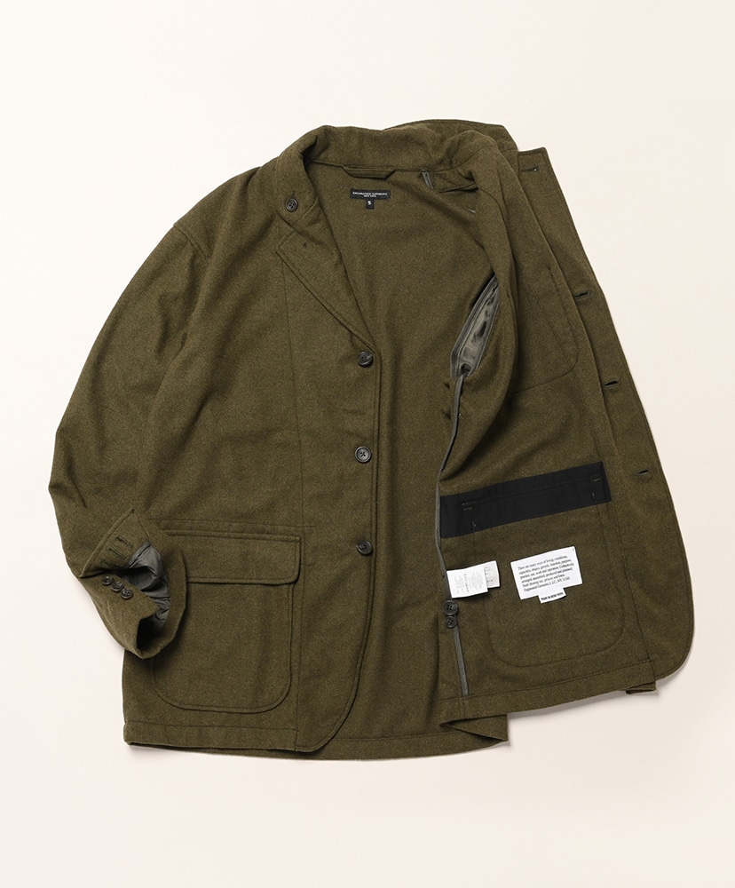 Loiter Jacket Poly Wool Heavy Flannel Olive/オリーブ M(MEN)