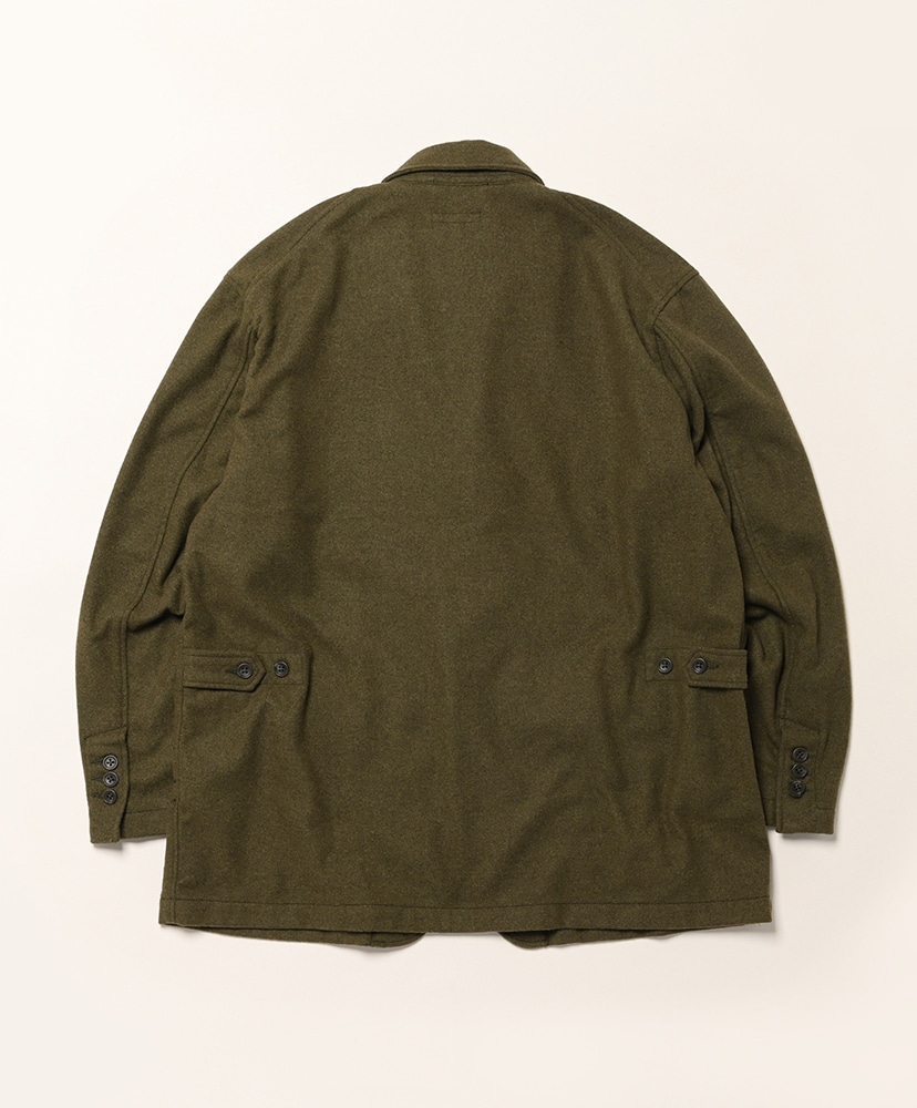 Loiter Jacket Poly Wool Heavy Flannel Olive/オリーブ M(MEN)