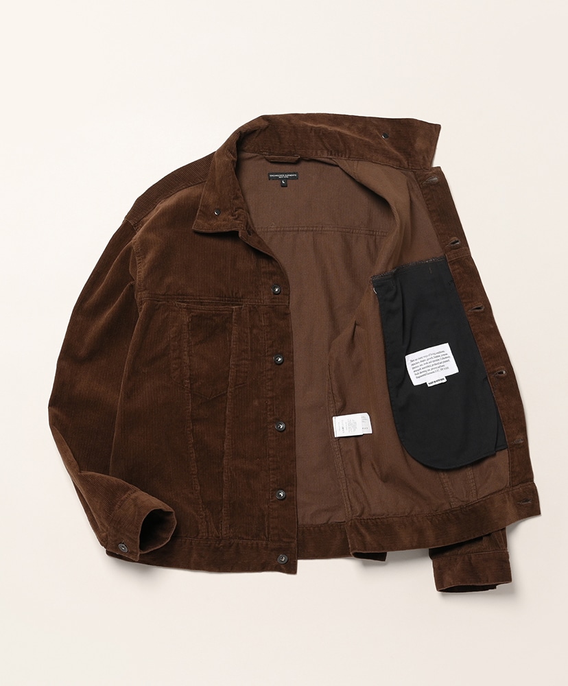 Type 5 Jean Jacket - Cotton 12W Corduroy Dk. Brown/ダークブラウン L(MEN)