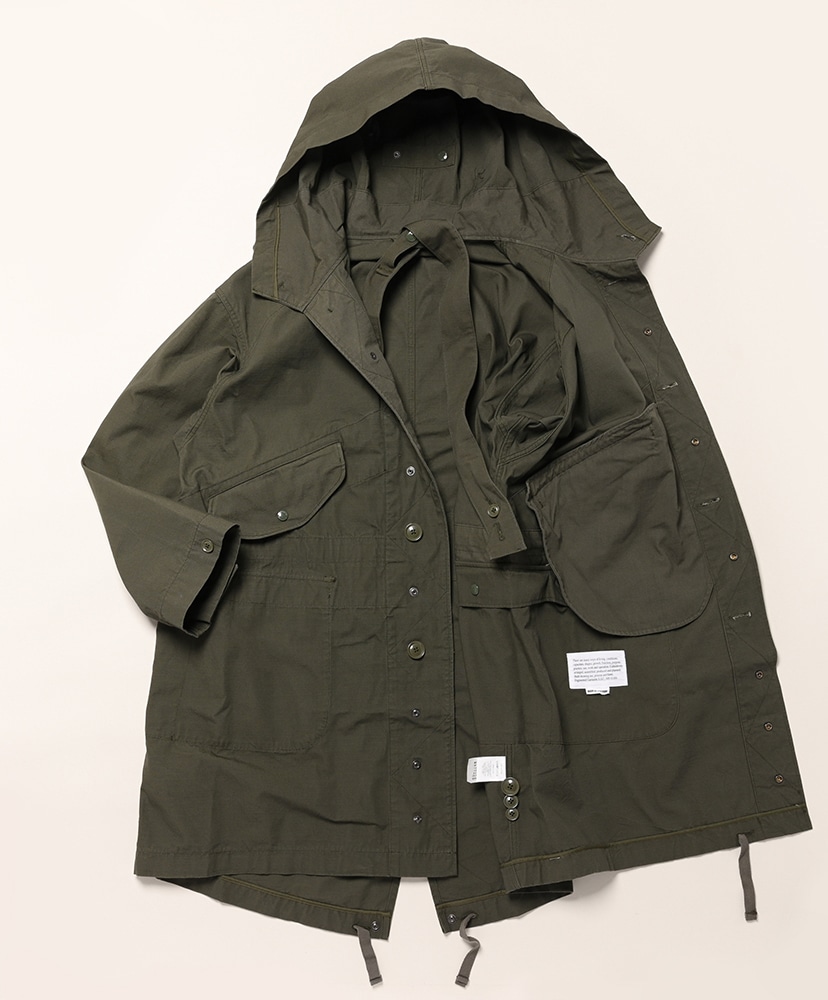 【極美品】エンジニアードガーメンツ ハイランドパーカー M オリーブ Highland Parka - Heavyweight Cotton Ripstop(S(MEN) Olive/オリーブ