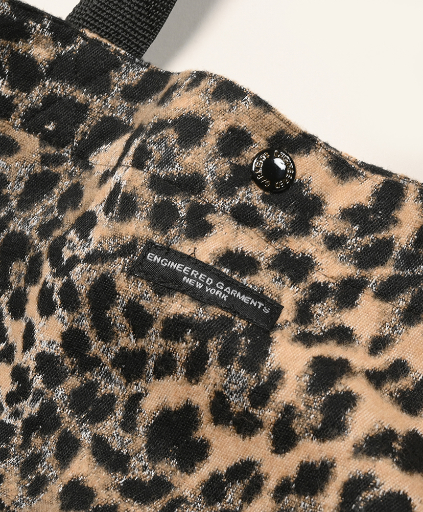 Carry All Tote - Wool Poly Leopard Jacquard Brown/ブラウン ONE