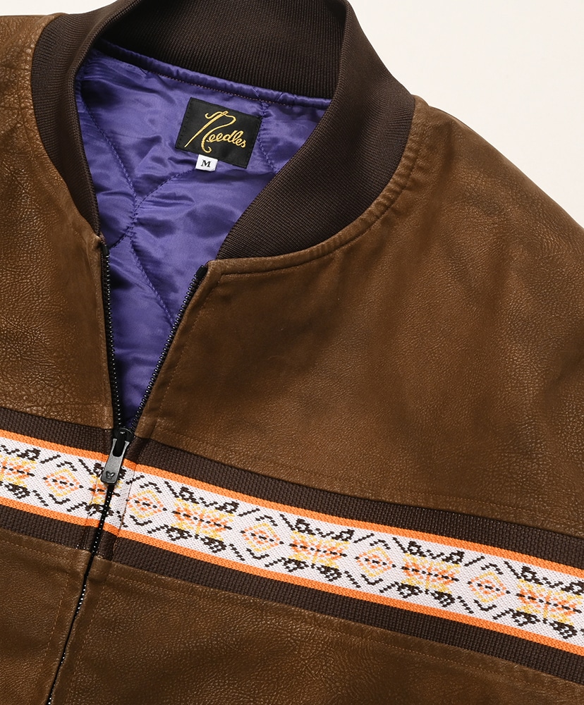 Loose B.B. Jacket - Synthetic Leather Brown/ブラウン L(MEN)