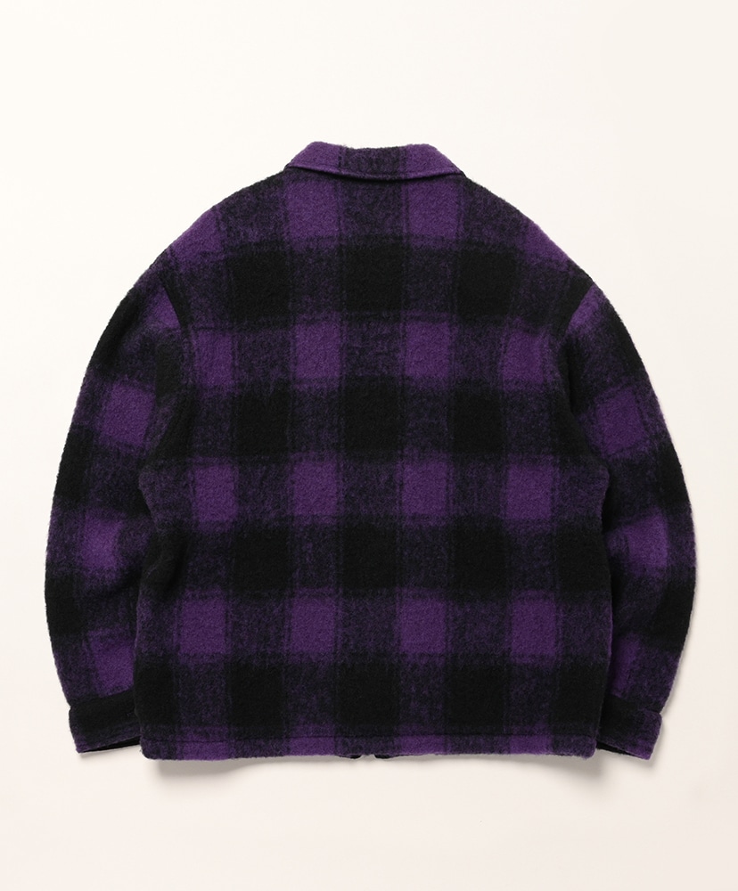 Swing Jacket - Wool Shaggy Purple/パープル L(MEN)