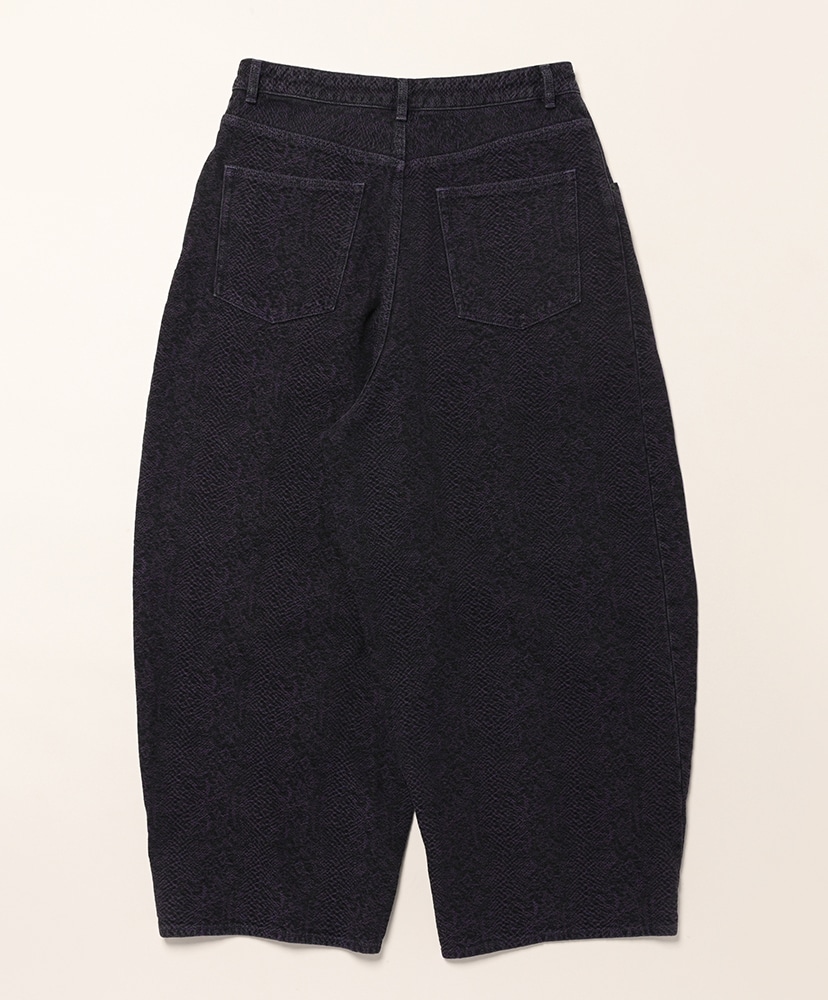 H.D. Pant - Jean / 13oz Python Jacquard Black/ブラック L(MEN)