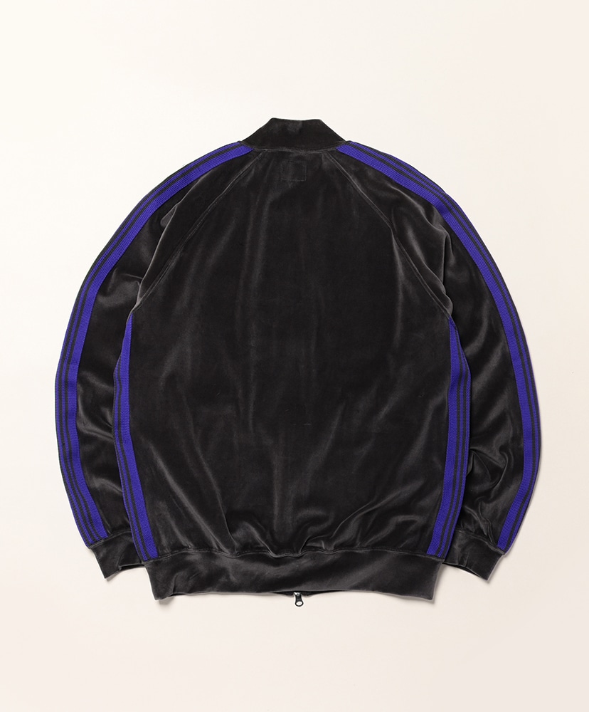 Rib Collar Track Jacket - C/PE Velour Charcoal/チャコール L(MEN)