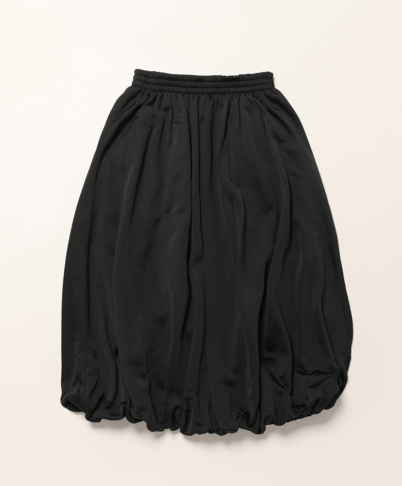 Balloon Track Skirt - Bright Jersey Black/ブラック 1(WOMEN)