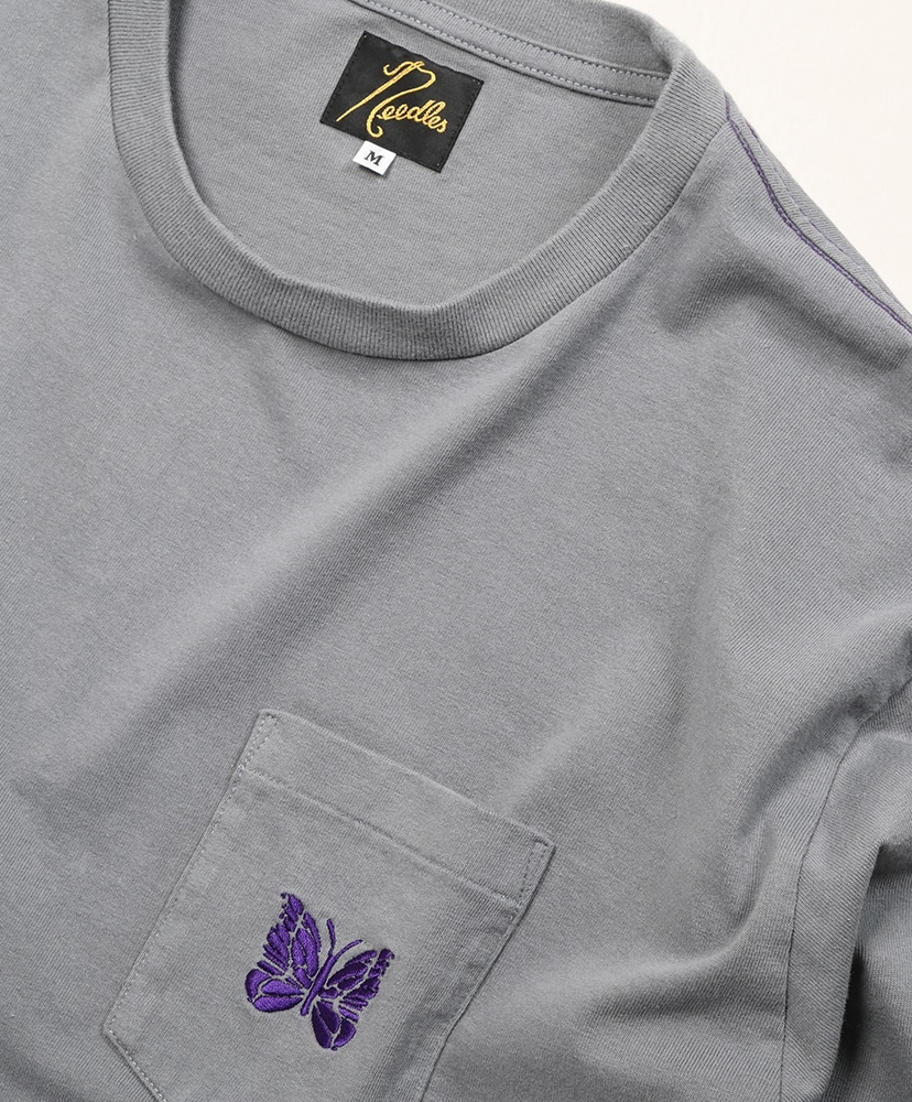 L/S Pocket Tee - Cotton Jersey Steel Blue/スチールブルー L(MEN)