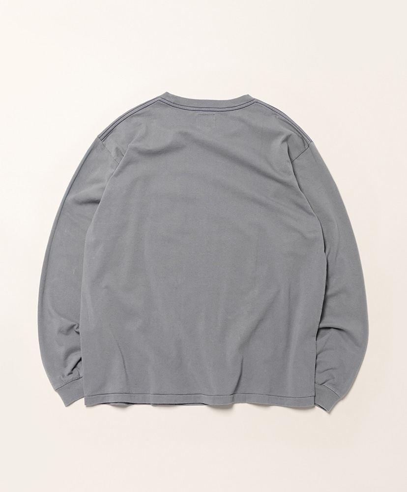 L/S Pocket Tee - Cotton Jersey Steel Blue/スチールブルー L(MEN)