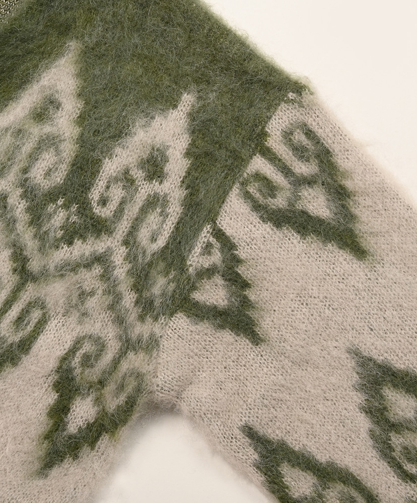 Mohair Cardigan - Nordic Olive/オリーブ L(MEN)
