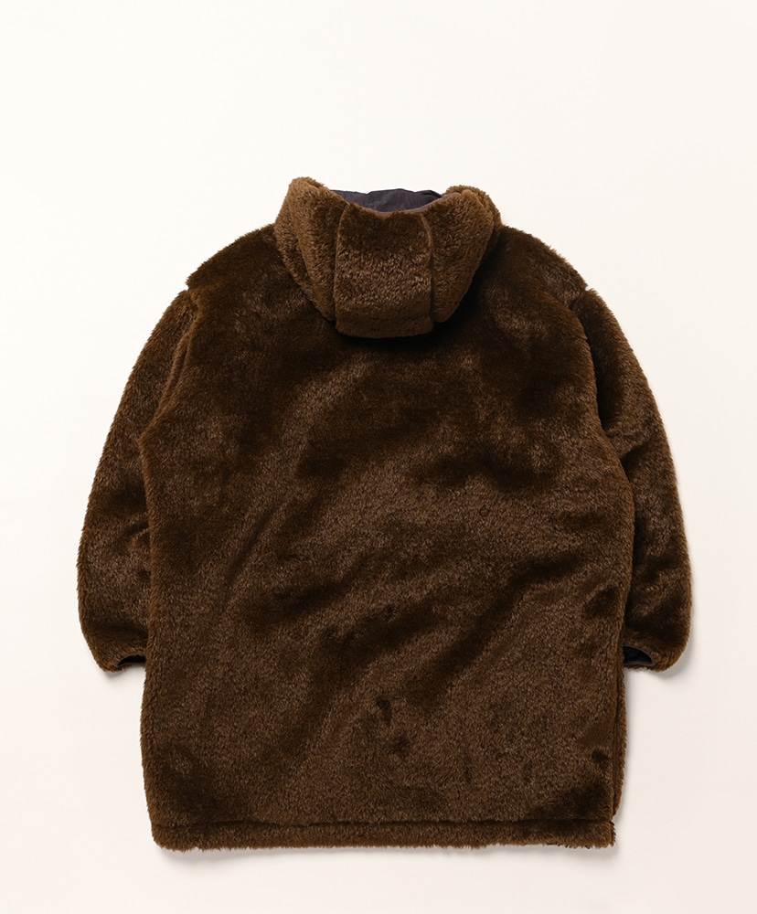 Deck Crew Hoody - Polyester Boa Brown/ブラウン XS(WOMEN)