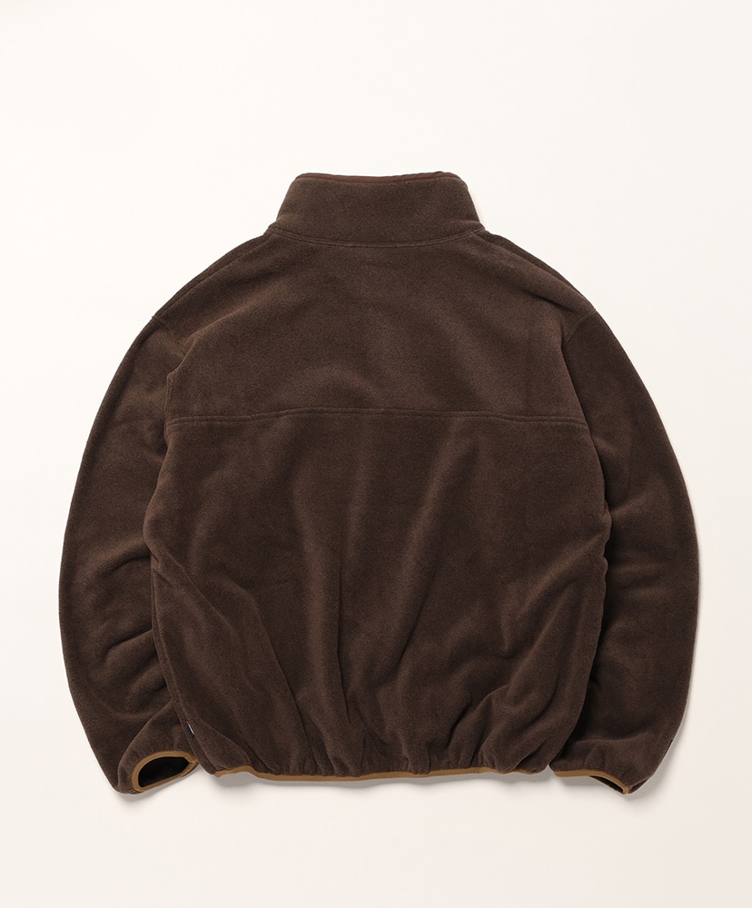 Between Snap Shirt - Poly Fleece Brown/ブラウン L(MEN)