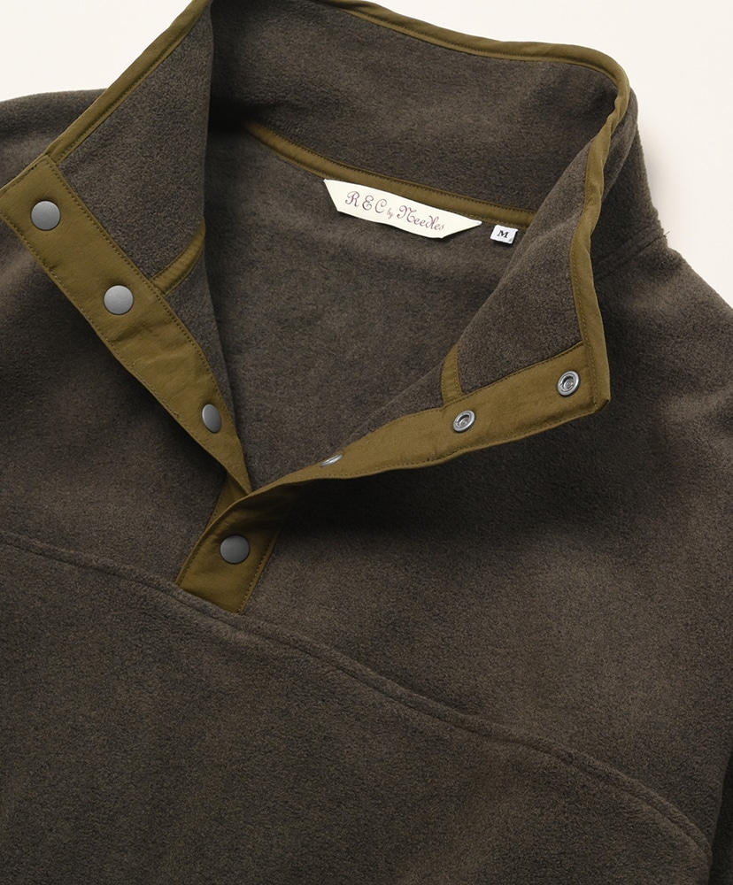Between Snap Shirt - Poly Fleece Olive/オリーブ L(MEN)