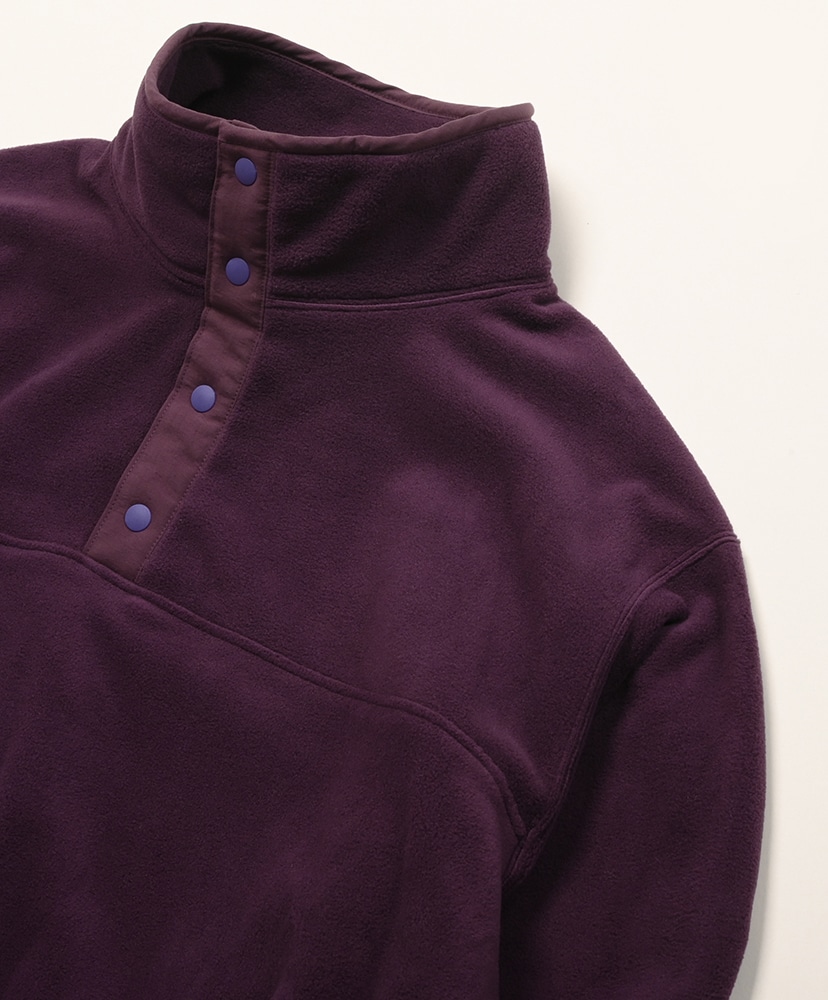 Between Snap Shirt - Poly Fleece Purple/パープル L(MEN)
