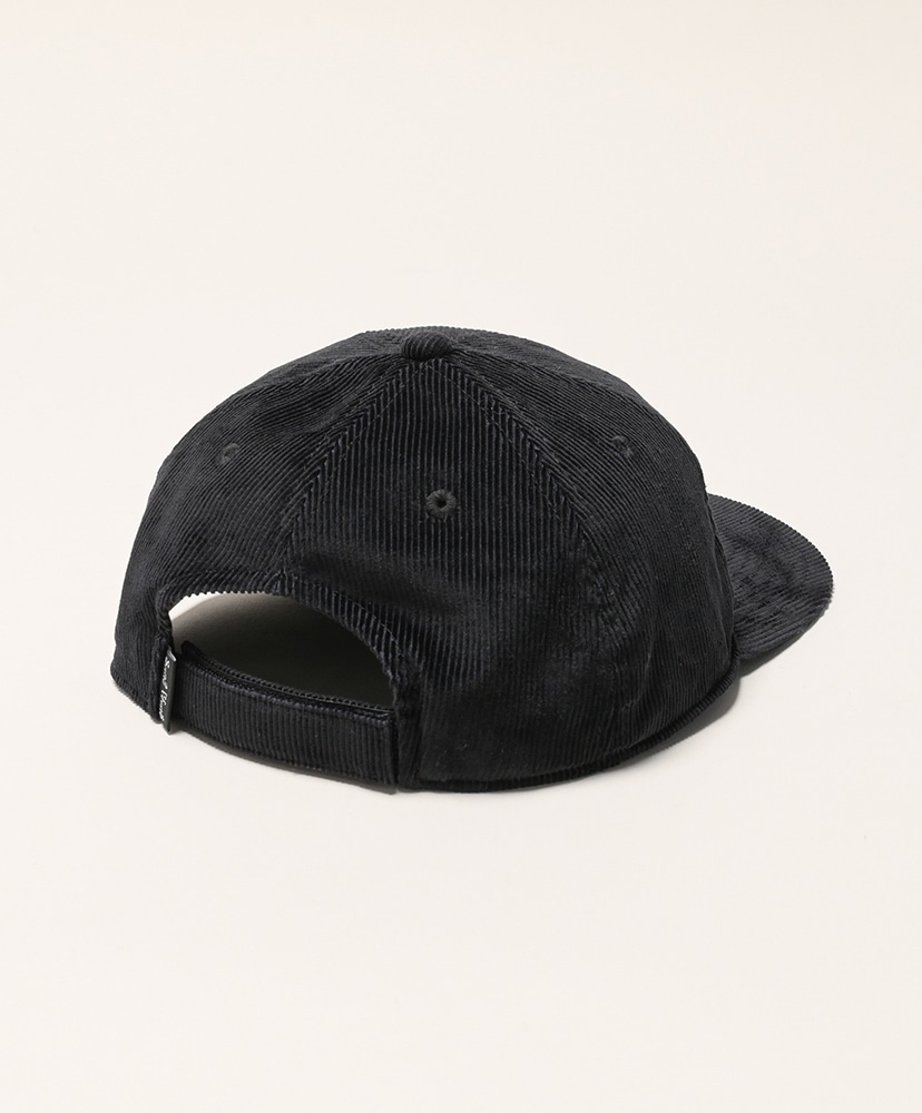 6 Panel Cap - Corduroy Black/ブラック ONE