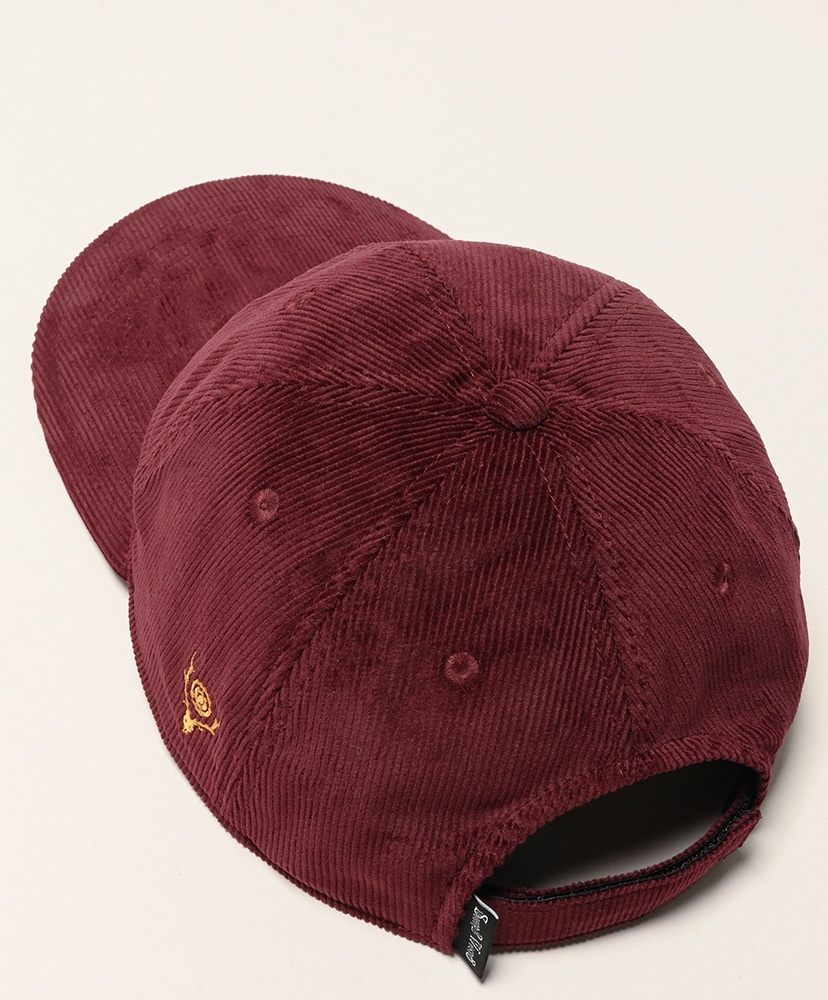 6 Panel Cap - Corduroy Burgundy/バーガンディ ONE