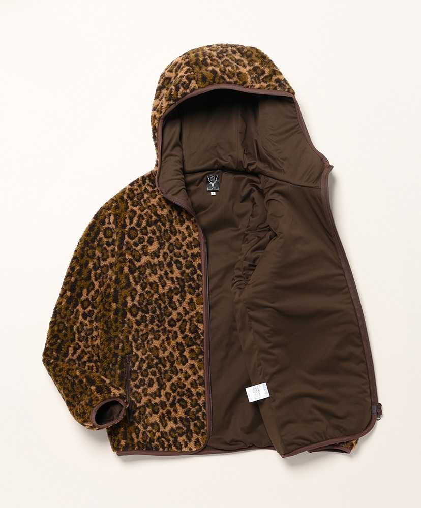 Piping Parka - Boa Jacquard Khaki/カーキ 2(WOMEN)