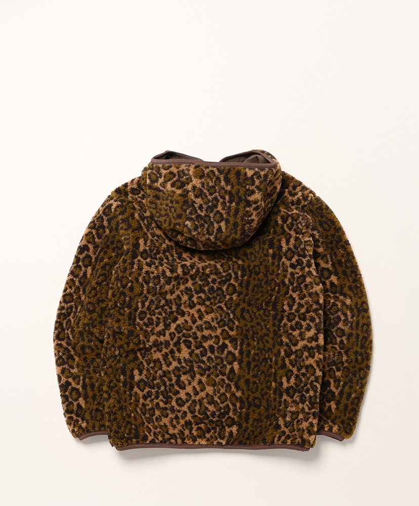 Piping Parka - Boa Jacquard Khaki/カーキ 2(WOMEN)