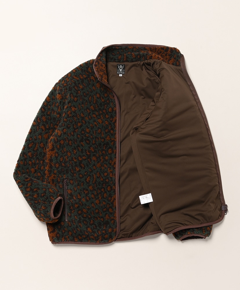 Piping Jacket - Boa Jacquard Green/グリーン 2(WOMEN)