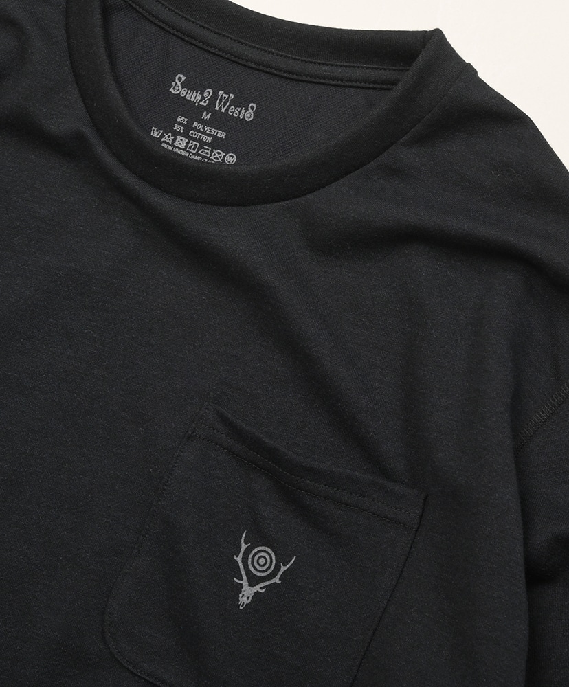 Long Sleeve Round Pocket Tee - Circle Horn Black/ブラック L(MEN)