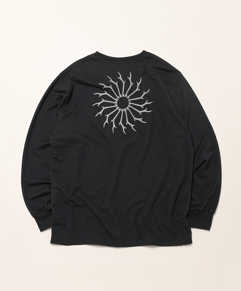 Long Sleeve Round Pocket Tee - Circle Horn Black/ブラック L(MEN)