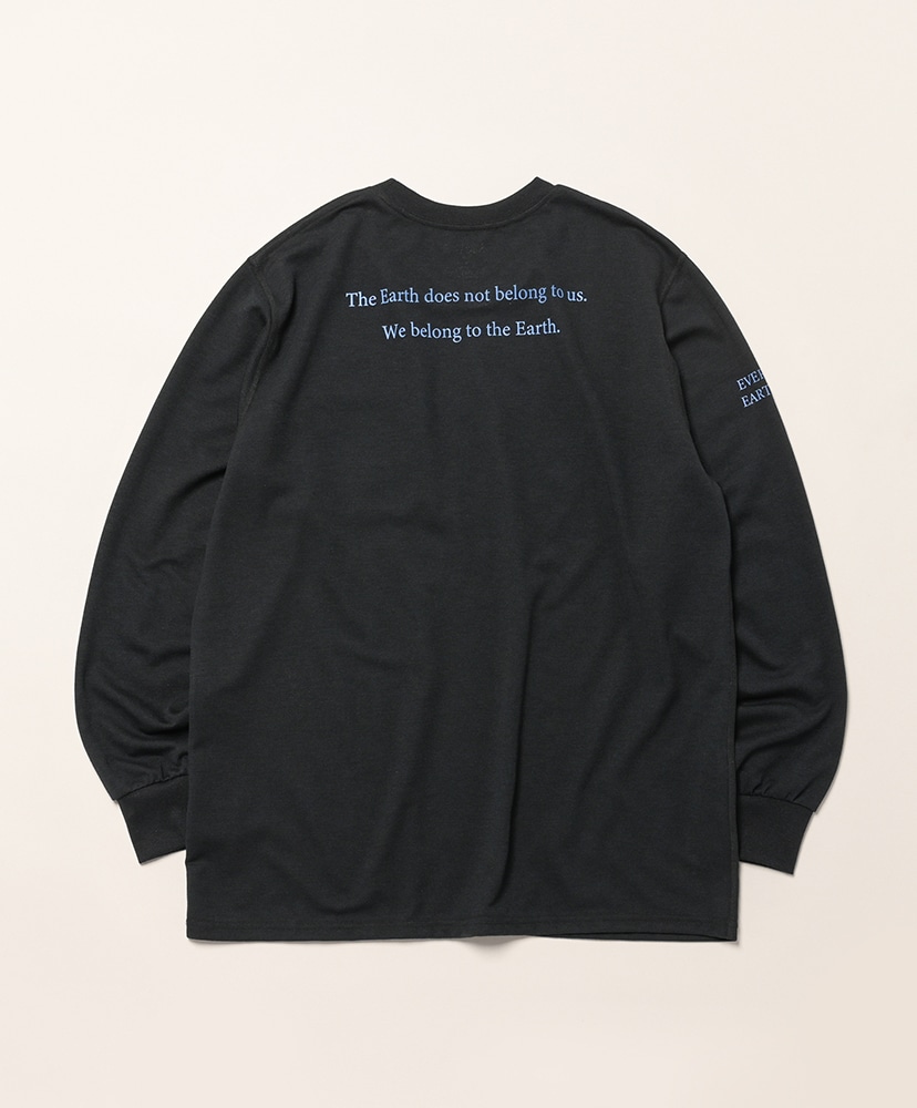 L/S Round Pocket Tee - Every Day Earth Day Black/ブラック L(MEN)