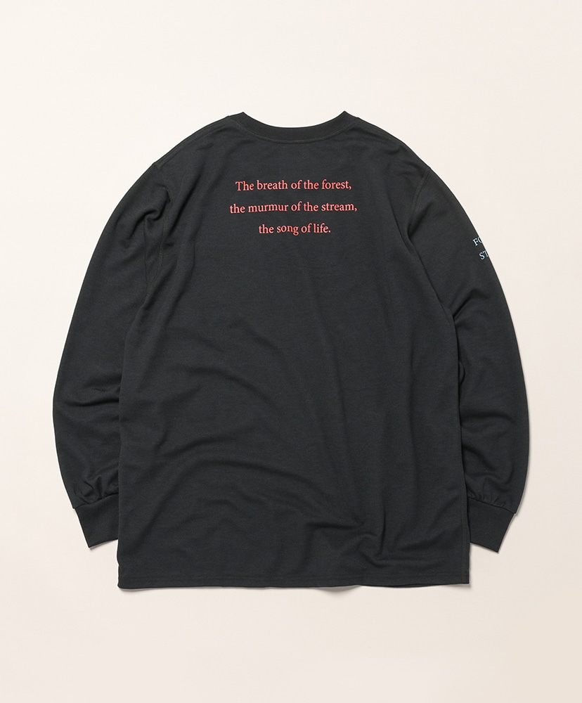 L/S Round Pocket Tee - Forestream Black/ブラック L(MEN)