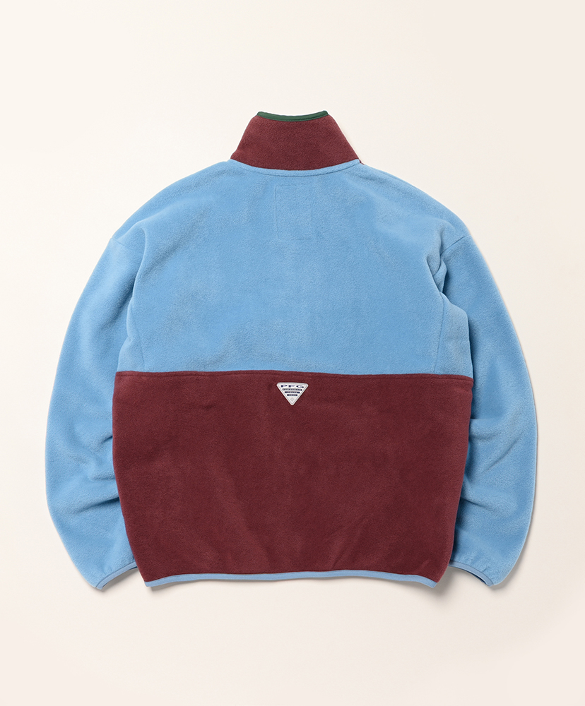 SOUTH2 WEST8 x COLUMBIA PFG - Wintertrainer Fleece Jacket Blue×Burgundy/ブルー×バーガンディ S(MEN)
