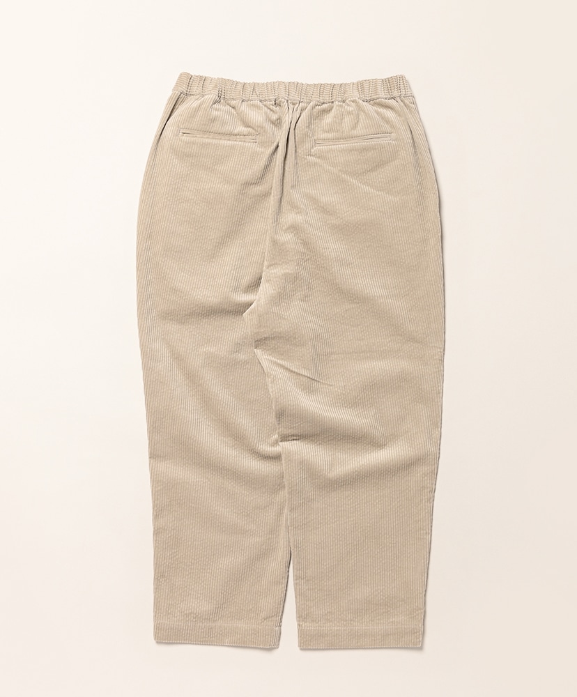 8 Wale Corduroy Easy Tapered Pants Beige/ベージュ 1(WOMEN)