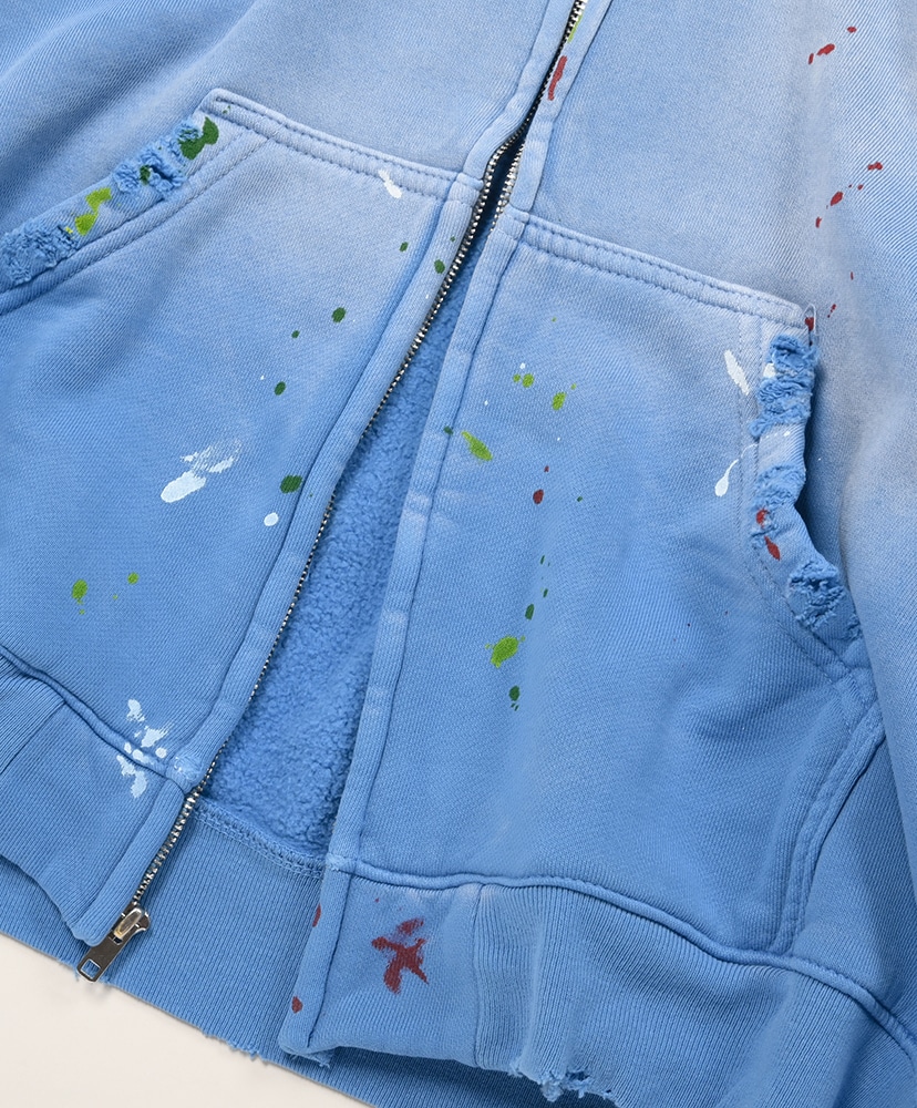 Oversize Zip Up Hoodie Street Power Blue/パワーブルー M(MEN)