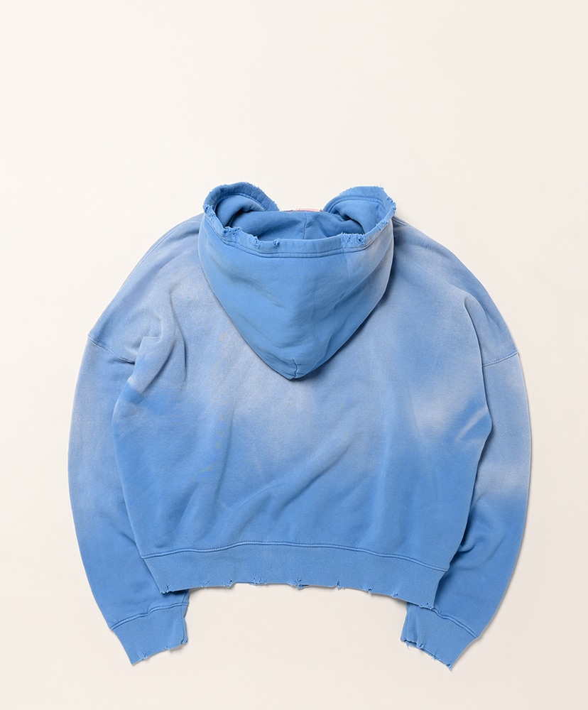 Oversize Zip Up Hoodie Street Power Blue/パワーブルー M(MEN)