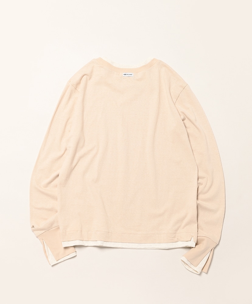 丸胴レイヤード L/S T エクリュベージュ ONE(WOMEN)