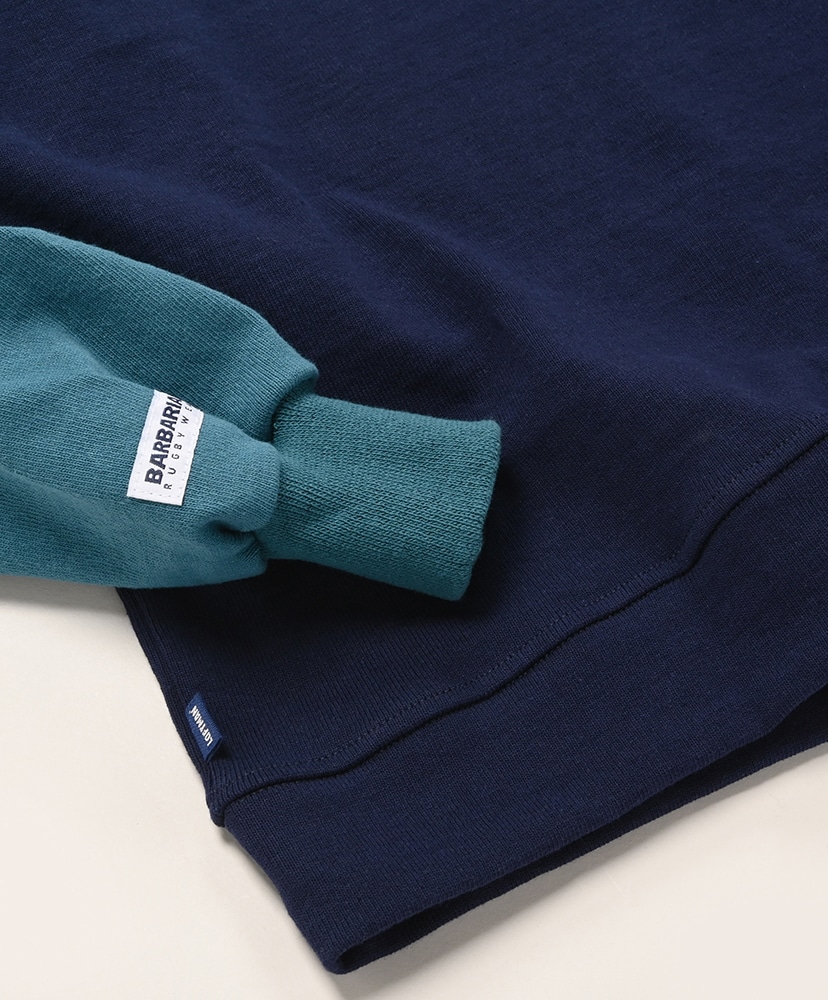 LOFTMAN別注 50th Snap - Pullover Teal×Navy / ティール×ネイビー L(MEN)